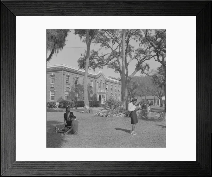Framed Print : Bethune-Cookman College, Daytona Beach, Florida, 1943. Creator: Gordon Parks Framed Print : Bethune-Cookman College, Daytona Beach, Florida, 1943. Creator: Gordon Parks