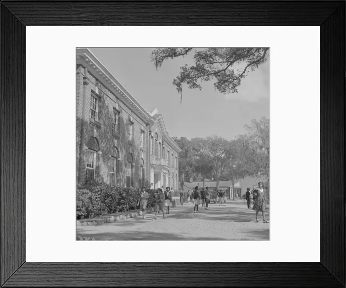 Framed Print : Possibly: Bethune-Cookman College, Daytona Beach, Florida, 1943. Creator: Gordon Parks Framed Print : Possibly: Bethune-Cookman College, Daytona Beach, Florida, 1943. Creator: Gordon Parks