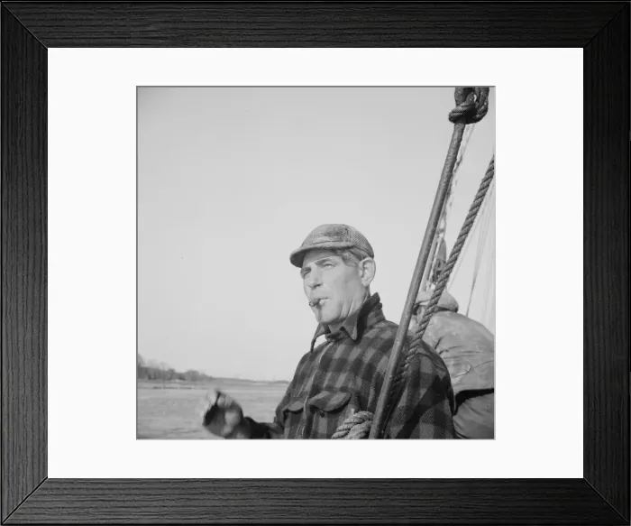 Framed Print : On board the fishing boat Alden out of Gloucester, Massachusetts, 1943. Creator: Gordon Parks Framed Print : On board the fishing boat Alden out of Gloucester, Massachusetts, 1943. Creator: Gordon Parks