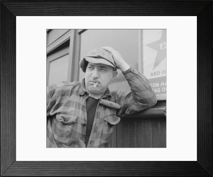 Framed Print : Fulton fish market hooker, New York, 1943. Creator: Gordon Parks Framed Print : Fulton fish market hooker, New York, 1943. Creator: Gordon Parks