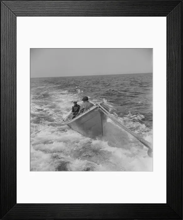 Framed Print : On board the fishing boat Alden, out of Gloucester, Massachusetts, 1943. Creator: Gordon Parks Framed Print : On board the fishing boat Alden, out of Gloucester, Massachusetts, 1943. Creator: Gordon Parks