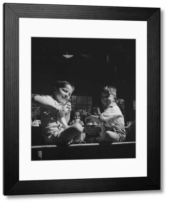 Framed Print : A child care center, opened September 15, 1942, for thirty child... New Britain, Connecticut, 1943. Creator: Gordon Parks Framed Print : A child care center, opened September 15, 1942, for thirty child... New Britain, Connecticut, 1943. Creator: Gordon Parks