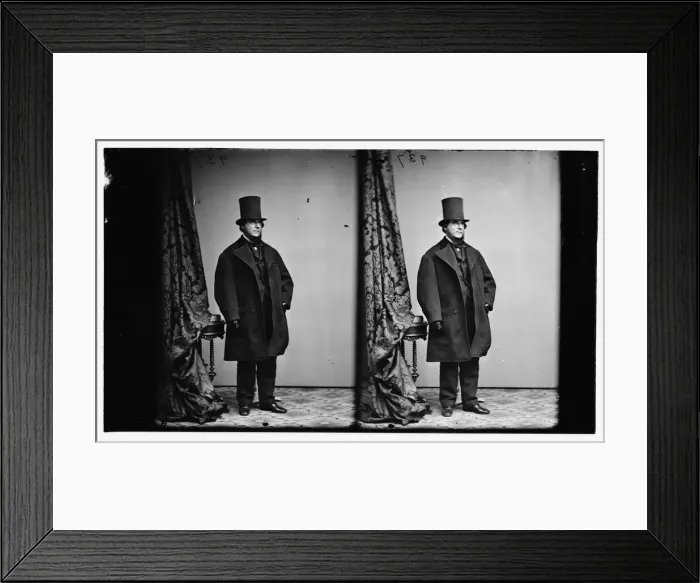 Framed Print : Marshall O. Roberts, ca. 1860-1865. Creator: Unknown Framed Print : Marshall O. Roberts, ca. 1860-1865. Creator: Unknown