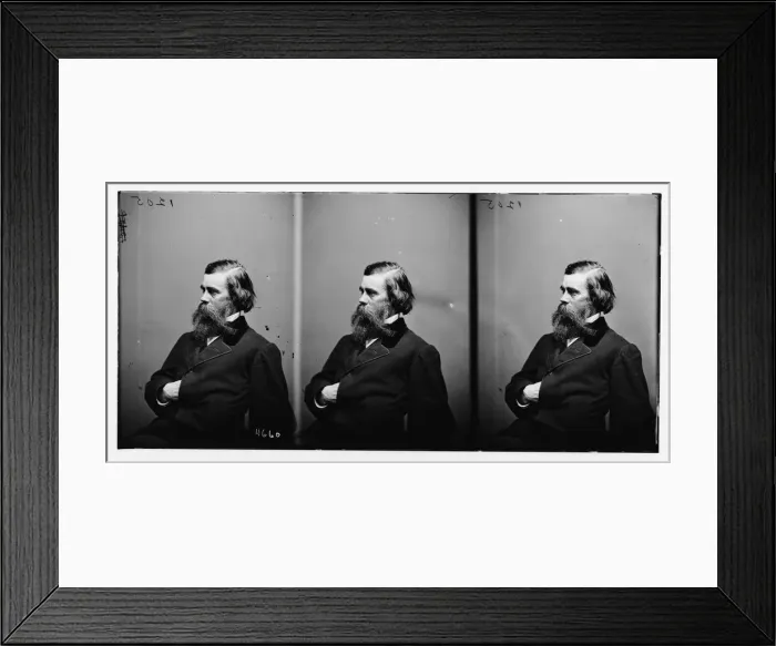 Framed Print : William Halstead of New Jersey, 1860-1865. Creator: Unknown Framed Print : William Halstead of New Jersey, 1860-1865. Creator: Unknown