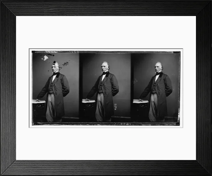 Framed Print : Morrill, Hon. A. P. of Maine, ca. 1860-1865. Creator: Unknown Framed Print : Morrill, Hon. A. P. of Maine, ca. 1860-1865. Creator: Unknown