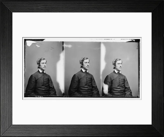 Framed Print : Walter, Rev. ca. 1860-1865. Creator: Unknown Framed Print : Walter, Rev. ca. 1860-1865. Creator: Unknown