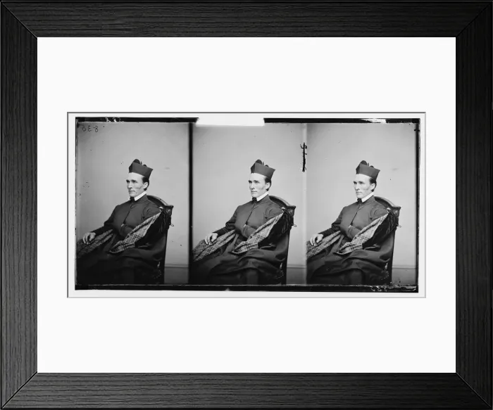 Framed Print : McGuire, Father, of Georgetown University in 1866, ca. 1860-1865. Creator: Unknown Framed Print : McGuire, Father, of Georgetown University in 1866, ca. 1860-1865. Creator: Unknown