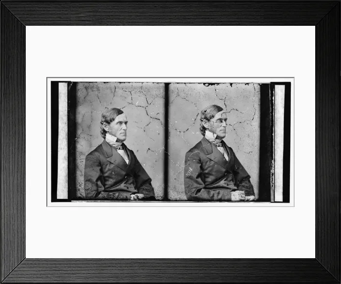 Framed Print : Prof. Hitchcock, ca. 1860-1865. Creator: Unknown Framed Print : Prof. Hitchcock, ca. 1860-1865. Creator: Unknown