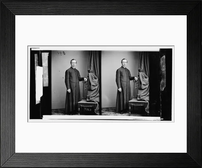 Framed Print : McGauran, Rev. Father, ca. 1860-1865. Creator: Unknown Framed Print : McGauran, Rev. Father, ca. 1860-1865. Creator: Unknown