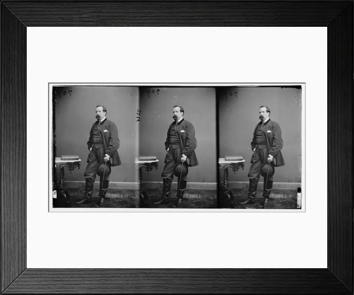 Framed Print : Frank Vizetelly, ca. 1860-1865. Creator: Unknown