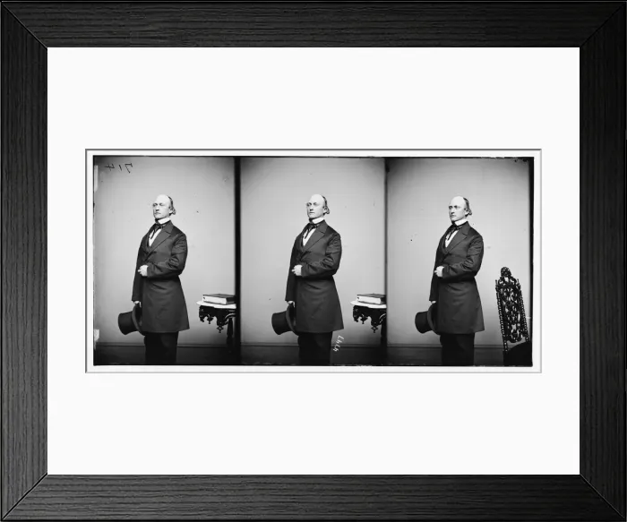 Framed Print : Judge Hughes, ca. 1860-1865. Creator: Unknown Framed Print : Judge Hughes, ca. 1860-1865. Creator: Unknown