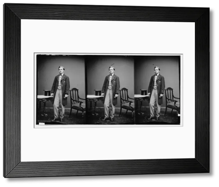 Framed Print : Robert Lincoln, ca. 1860-1865. Creator: Unknown Framed Print : Robert Lincoln, ca. 1860-1865. Creator: Unknown