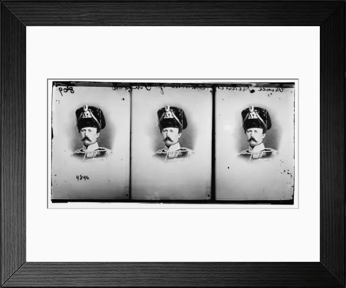 Framed Print : Prince Frederic Charles of Prussia, ca. 1860-1865. Creator: Unknown Framed Print : Prince Frederic Charles of Prussia, ca. 1860-1865. Creator: Unknown