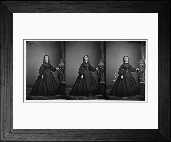 Framed Print : Harris, Lizzie (Actress), ca. 1860-1865. Creator: Unknown Framed Print : Harris, Lizzie (Actress), ca. 1860-1865. Creator: Unknown