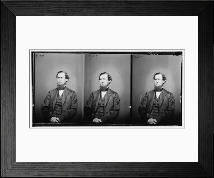Framed Print : Hon. S. L. Carey, ca. 1860-1865. Creator: Unknown Framed Print : Hon. S. L. Carey, ca. 1860-1865. Creator: Unknown