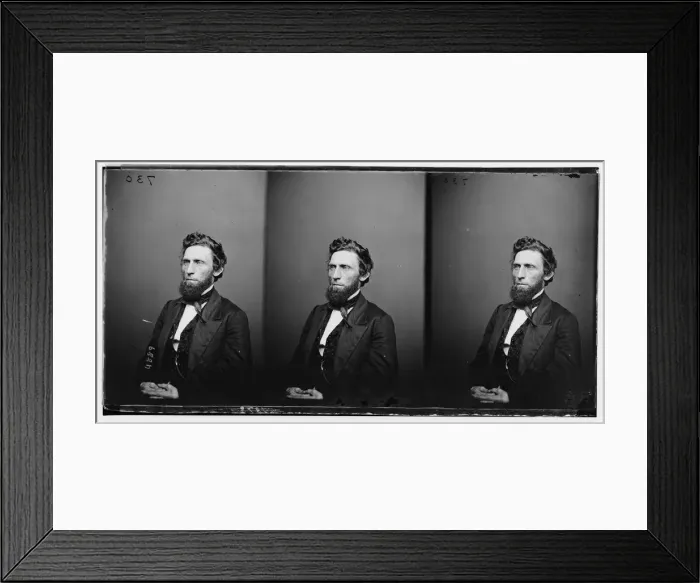Framed Print : Edgerton, Hon. Sidney of Ohio, ca. 1860-1865. Creator: Unknown Framed Print : Edgerton, Hon. Sidney of Ohio, ca. 1860-1865. Creator: Unknown