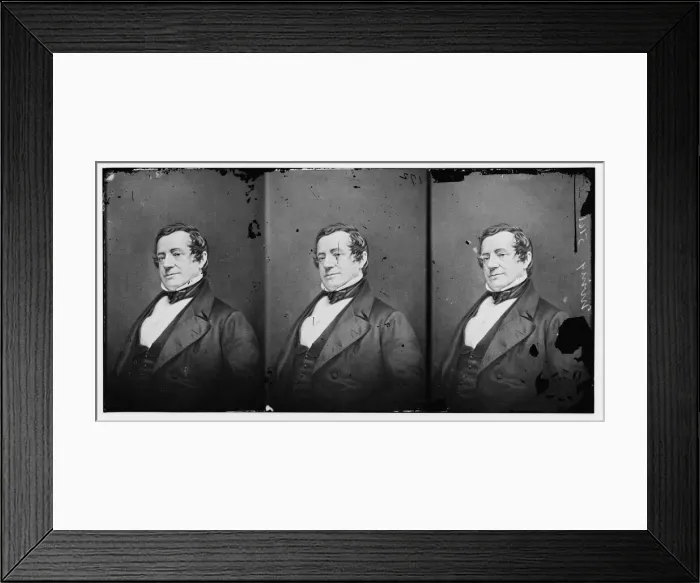 Framed Print : Washington Irving, ca. 1860-1865. Creator: Unknown Framed Print : Washington Irving, ca. 1860-1865. Creator: Unknown
