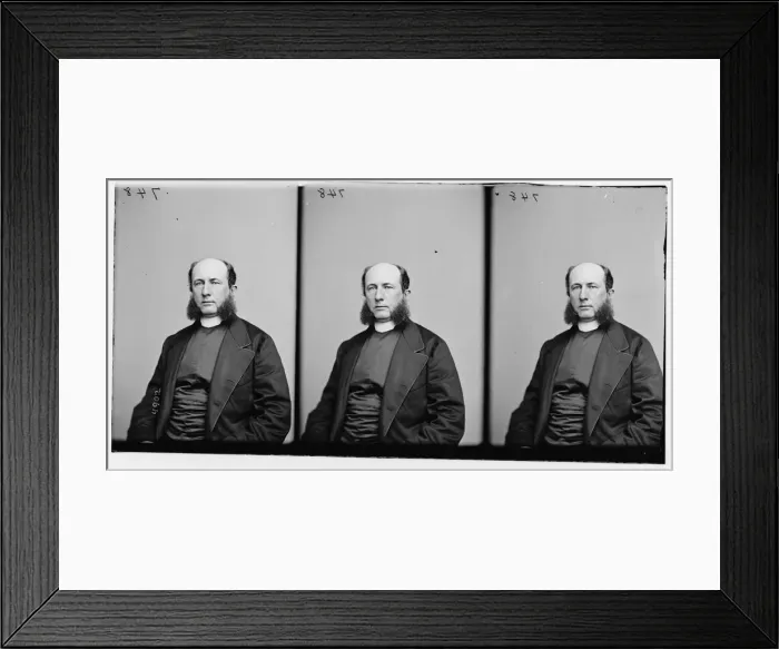Framed Print : Schenck, Rev. H. ca. 1860-1865. Creator: Unknown Framed Print : Schenck, Rev. H. ca. 1860-1865. Creator: Unknown