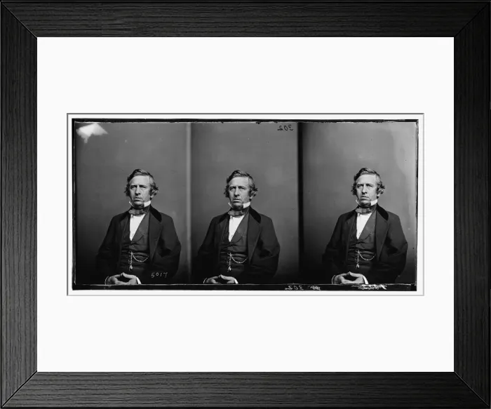 Framed Print : English, Hon. James Edward of Connecticut, ca. 1860-1865. Creator: Unknown Framed Print : English, Hon. James Edward of Connecticut, ca. 1860-1865. Creator: Unknown