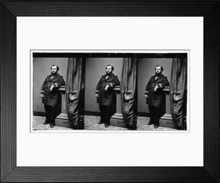 Framed Print : Chas. J. McDougall, U. S. N. ?, ca. 1860-1865. Creator: Unknown Framed Print : Chas. J. McDougall, U. S. N. ?, ca. 1860-1865. Creator: Unknown