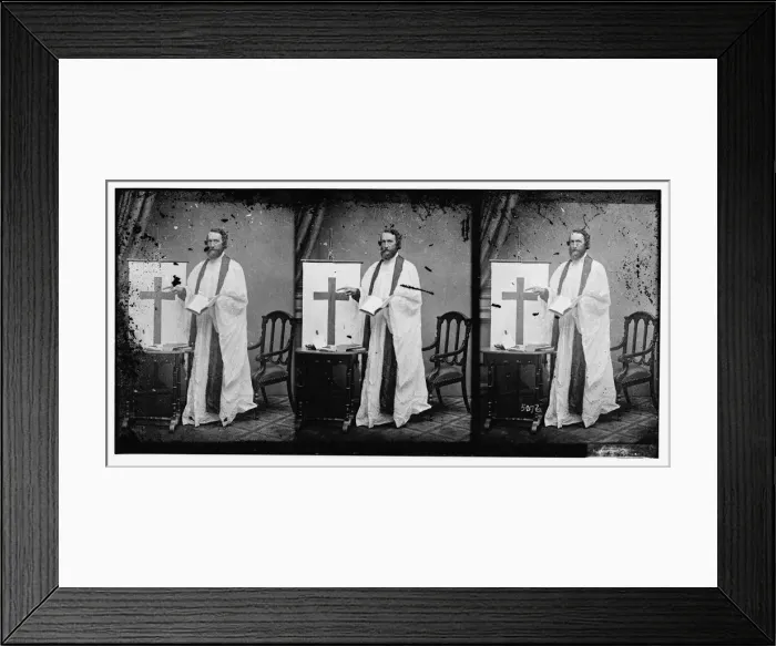 Framed Print : Richmond, Rev. J. C. ca. 1860-1865. Creator: Unknown Framed Print : Richmond, Rev. J. C. ca. 1860-1865. Creator: Unknown