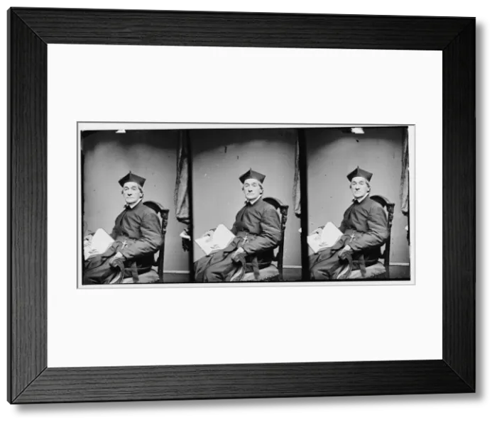 Framed Print : Curley, Father (Georgetown College), ca. 1860-1865. Creator: Unknown Framed Print : Curley, Father (Georgetown College), ca. 1860-1865. Creator: Unknown
