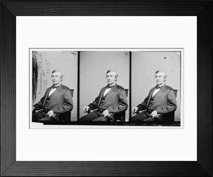 Framed Print : Howard, Hon. Jacob Merritt of Mich. ca. 1860-1865. Creator: Unknown Framed Print : Howard, Hon. Jacob Merritt of Mich. ca. 1860-1865. Creator: Unknown