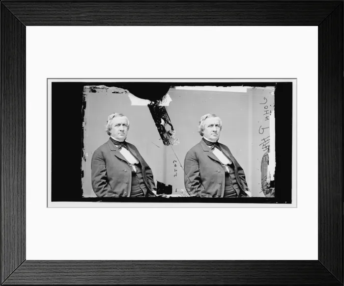 Framed Print : John Parker Hale of New Hampshire, 1860-1865. Creator: Unknown Framed Print : John Parker Hale of New Hampshire, 1860-1865. Creator: Unknown