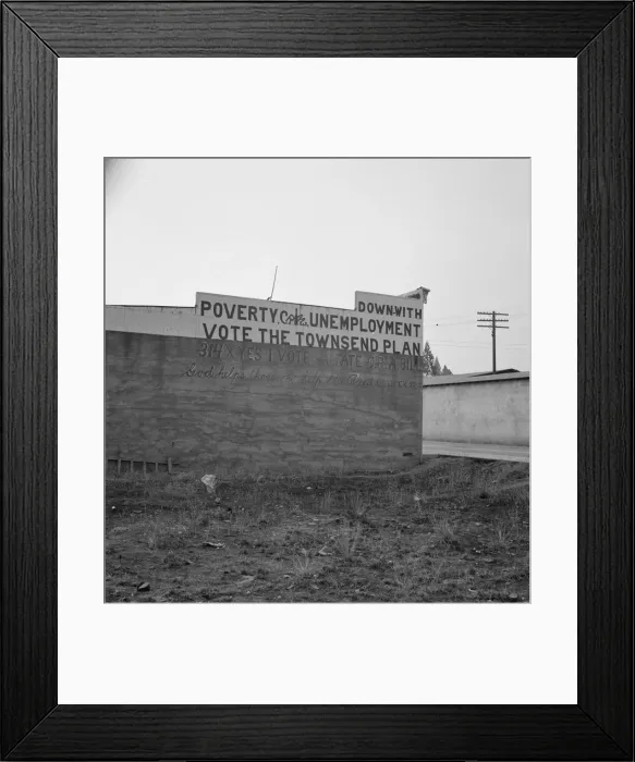 Framed Print : Panaceas for poor people, Salem, Oregon, 1939. Creator: Dorothea Lange Framed Print : Panaceas for poor people, Salem, Oregon, 1939. Creator: Dorothea Lange