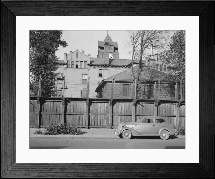 Framed Print : Possibly: The famed stockade, Yakima, Washington, 1939. Creator: Dorothea Lange Framed Print : Possibly: The famed stockade, Yakima, Washington, 1939. Creator: Dorothea Lange