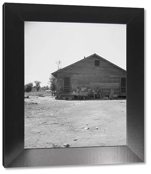Home of family living in Sumac Park, shacktown community... Yakima, Washington, 1939. Creator: Dorothea Lange