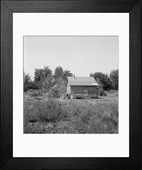Framed Print : Another home recently self-built in one of several... Washington, Yakima, Sumac Park, 1939. Creator: Dorothea Lange Framed Print : Another home recently self-built in one of several... Washington, Yakima, Sumac Park, 1939. Creator: Dorothea Lange