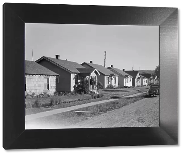 Type of home built by private interests for mill people, Longview, Cowlitz County, Washington, 1939. Creator: Dorothea Lange