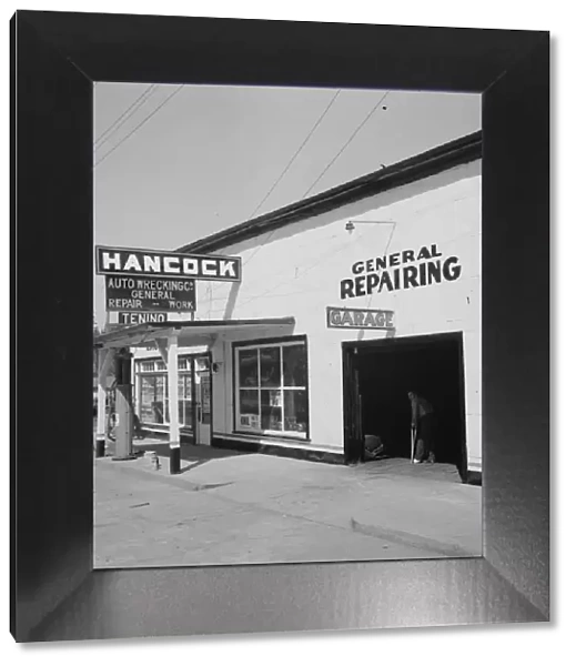 Facing main street, south end of town on U. S. 99, Tenino, Thurston County, Western Washington, 1939. Creator: Dorothea Lange