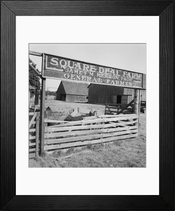 Framed Print : Note on changing rurual life, on U. S. 99, Williamette Valley, Benton County, Oregon, 1939. Creator: Dorothea Lange Framed Print : Note on changing rurual life, on U. S. 99, Williamette Valley, Benton County, Oregon, 1939. Creator: Dorothea Lange