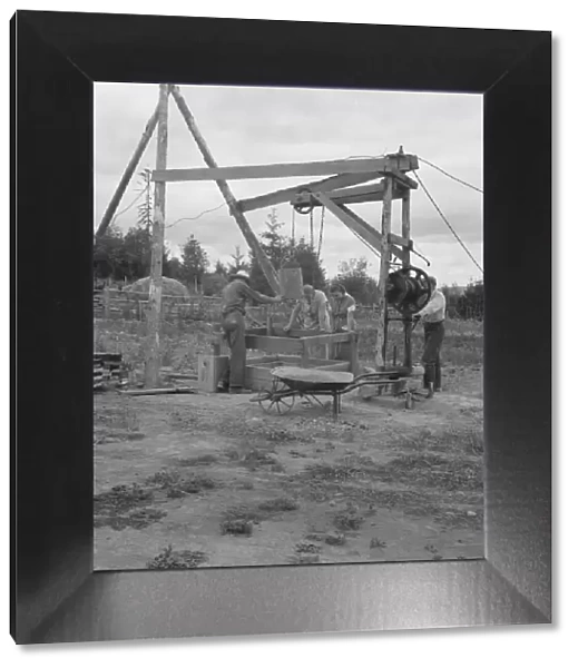 Kytta family, FSA borrowers on non-commercial experiment, Michigan Hill, Washington, 1939. Creator: Dorothea Lange