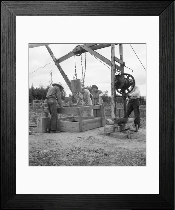 Framed Print : Note on rural life, near Rochester, Thurston County, western Washington, 1939. Creator: Dorothea Lange Framed Print : Note on rural life, near Rochester, Thurston County, western Washington, 1939. Creator: Dorothea Lange
