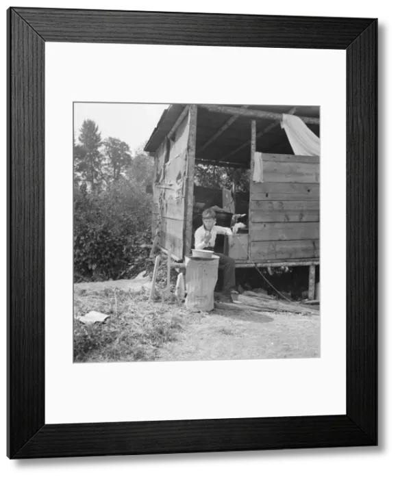 Framed Print : Grower provides fourteen such shacks... near Grants Pass, Josephine County, Oregon, 1939. Creator: Dorothea Lange Framed Print : Grower provides fourteen such shacks... near Grants Pass, Josephine County, Oregon, 1939. Creator: Dorothea Lange