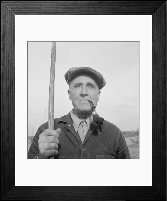 Framed Print : Early settler of the valley, Priest River Valley, Bonner County, Idaho, 1939. Creator: Dorothea Lange Framed Print : Early settler of the valley, Priest River Valley, Bonner County, Idaho, 1939. Creator: Dorothea Lange