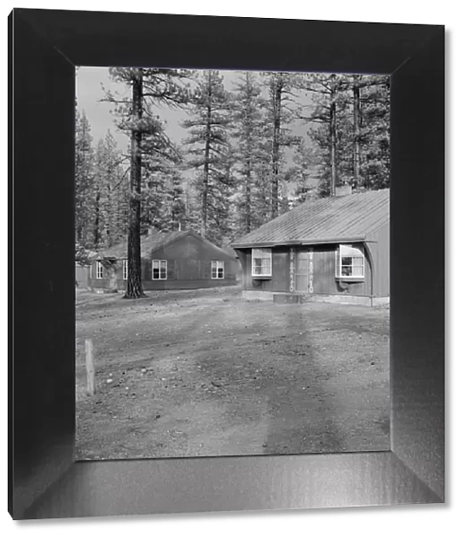 Type house in model lumber company town for millworkers, Gilchrist, Oregon, 1939. Creator: Dorothea Lange