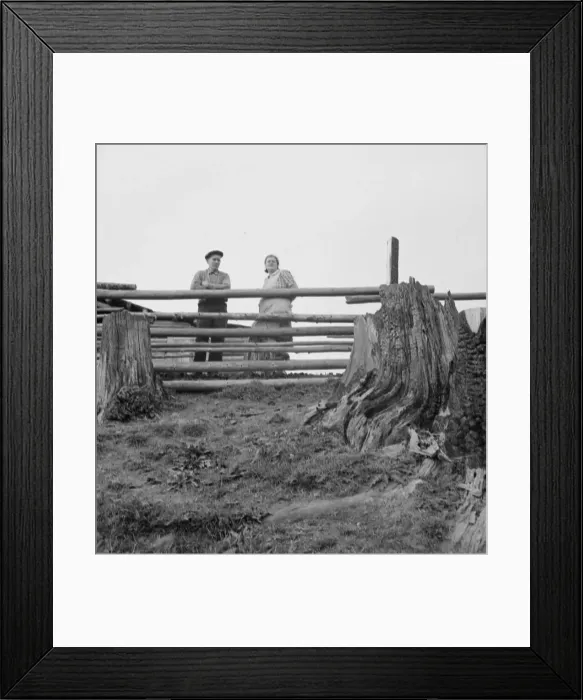 Framed Print : Possibly: Farm family in the cut-over land, Priest River Valley, Bonner County, Idaho, 1939. Creator: Dorothea Lange Framed Print : Possibly: Farm family in the cut-over land, Priest River Valley, Bonner County, Idaho, 1939. Creator: Dorothea Lange