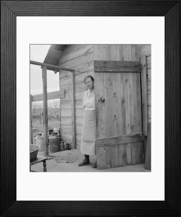 Framed Print : Possibly: New settler shows fish he caught... Priest River Valley, Bonner County, Idaho, 1939. Creator: Dorothea Lange Framed Print : Possibly: New settler shows fish he caught... Priest River Valley, Bonner County, Idaho, 1939. Creator: Dorothea Lange