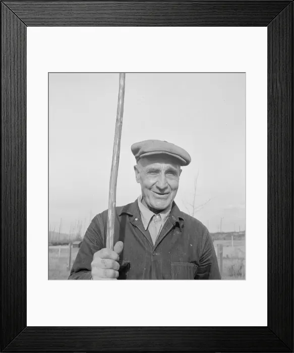 Framed Print : Early settler of the valley, Priest River Valley, Bonner County, Idaho, 1939. Creator: Dorothea Lange Framed Print : Early settler of the valley, Priest River Valley, Bonner County, Idaho, 1939. Creator: Dorothea Lange