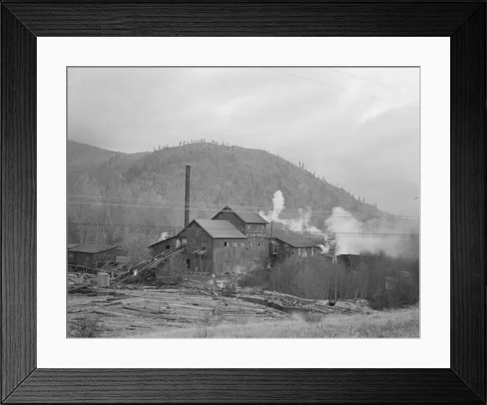 Framed Print : Small private lumber mill still operating in region... Boundary County, Idaho, 1939. Creator: Dorothea Lange Framed Print : Small private lumber mill still operating in region... Boundary County, Idaho, 1939. Creator: Dorothea Lange