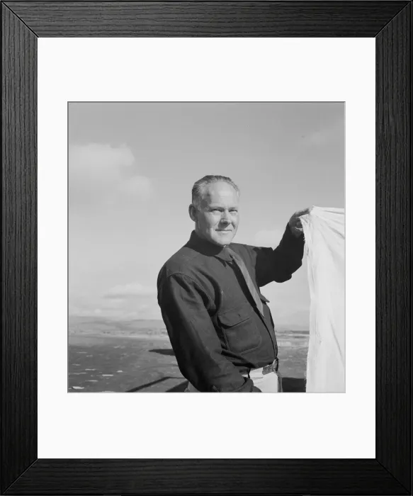 Framed Print : Camp manager, FSA camp, Merrill, Klamath County, Oregon, 1939. Creator: Dorothea Lange Framed Print : Camp manager, FSA camp, Merrill, Klamath County, Oregon, 1939. Creator: Dorothea Lange