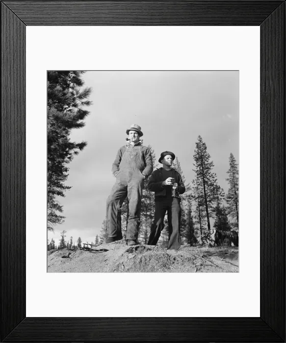 Framed Print : Non-farm migrants from Mississippi, came west in 1935, Gilchrist, Oregon, 1939. Creator: Dorothea Lange Framed Print : Non-farm migrants from Mississippi, came west in 1935, Gilchrist, Oregon, 1939. Creator: Dorothea Lange