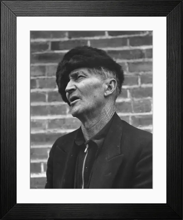 Framed Print : Klamath Basin rancher, Klamath Falls, Oregon, 1939. Creator: Dorothea Lange Framed Print : Klamath Basin rancher, Klamath Falls, Oregon, 1939. Creator: Dorothea Lange