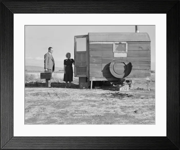 Framed Print : The camp nurse introduces doctor to mother of sick baby, Merrill, Klamath County, Oregon, 1939. Creator: Dorothea Lange Framed Print : The camp nurse introduces doctor to mother of sick baby, Merrill, Klamath County, Oregon, 1939. Creator: Dorothea Lange