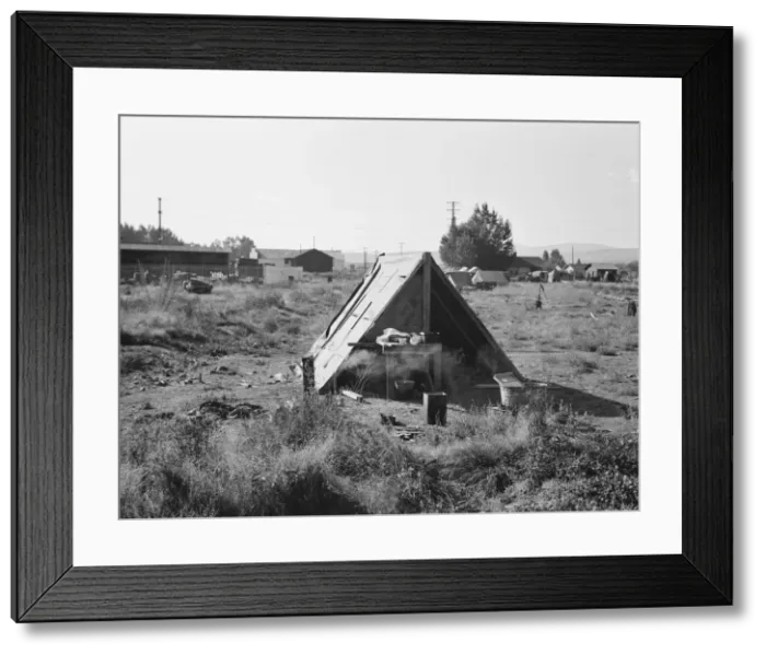 Framed Print : One of the forty potato camps in open field... Malin, Klamath County, Oregon, 1939. Creator: Dorothea Lange Framed Print : One of the forty potato camps in open field... Malin, Klamath County, Oregon, 1939. Creator: Dorothea Lange