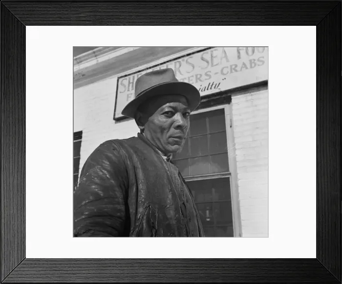 Framed Print : Dock worker, Washington, D. C. 1942. Creator: Gordon Parks Framed Print : Dock worker, Washington, D. C. 1942. Creator: Gordon Parks